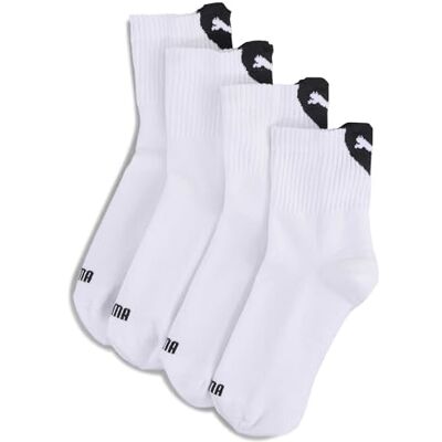 PUMA Women Heart Logo Crew Socks 2-pack, vit/svart, 35-38 EU PUMA Women Heart Logo Crew Socks 2-pack, vit/svart, 35-38 EU