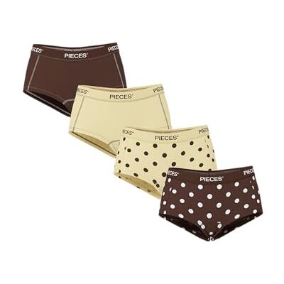 PIECES Pclogo Lady 4-pack Bc PIECES Pclogo Lady 4-pack Bc