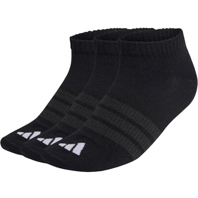 adidas unisex vuxen Thin&Light Essentials Low Cut Socks 3 Pair Pack, black/black/white, 37-40 adidas unisex vuxen Thin&Light Essentials Low Cut Socks 3 Pair Pack, black/black/white, 37-40