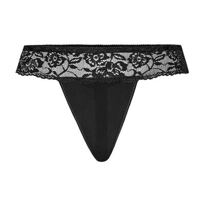 Teyli Dam stringtrosa damtanga låg midja spets sexiga trosor damunderkläder stringtrosa, svart, M Teyli Dam stringtrosa damtanga låg midja spets sexiga trosor damunderkläder stringtrosa, svart, M