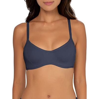 Smart & Sexy Women's Cloud Cotton Comfort Collection Scoop Neck Unlined Underwire Bra, NAVY HIGHLIGHT, 38DDD Smart & Sexy Women's Cloud Cotton Comfort Collection Scoop Neck Unlined Underwire Bra, NAVY HIGHLIGHT, 38DDD