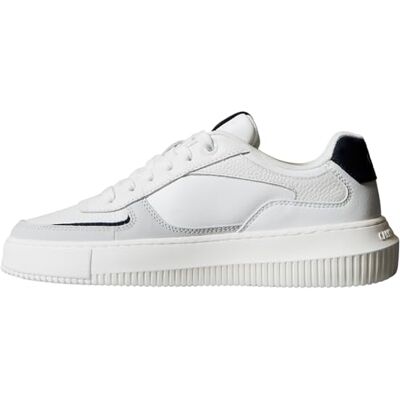 Calvin 8719965074583 kvinnors Chunky Cupsole Low LTH NU WN ML YW0YW02001 topp, vit (vit/marinblå), 6,5 UK, Vit vit marinblå, 39.5 EU Calvin 8719965074583 kvinnors Chunky Cupsole Low LTH NU WN ML YW0YW02001 topp, vit (vit/marinblå), 6,5 UK, Vit vit marinblå, 39.5 EU