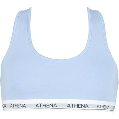 Athena Girl by Flick-bh med simrygg, avtagbara skal, Claw Elastic ultramjuk modal bomull vit, 5 (10 år), Pastellblå, 12 �r Athena Girl by Flick-bh med simrygg, avtagbara skal, Claw Elastic ultramjuk modal bomull vit, 5 (10 år), Pastellblå, 12 �r