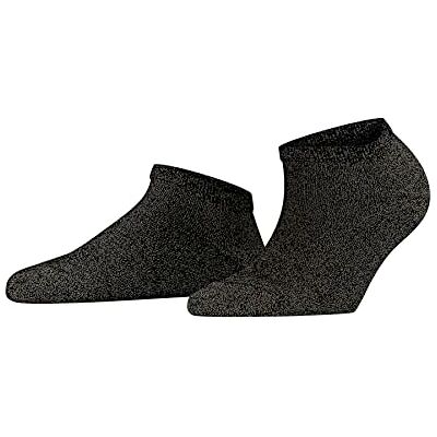 FALKE Glänsande sneakers för kvinnor, hållbar, Lyocell svart, grå, många andra färger, förstärkta damsneakerstrumpor med mönster, ventilerande, tunna, enfärgade, miljövänliga, hållbara med glitter, 1 par, Svart (svart 3000), 42 EU FALKE Glänsande sneakers för kvinnor, hållbar, Lyocell svart, grå, många andra färger, förstärkta damsneakerstrumpor med mönster, ventilerande, tunna, enfärgade, miljövänliga, hållbara med glitter, 1 par, Svart (svart 3000), 42 EU