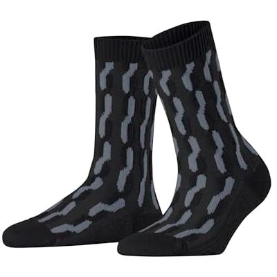 FALKE damstrumpor Tress Lock W SO ull kashmir mönstrade 1 par, svart (Black 3000), 35–38, Svart (svart 3000), 35-38 EU FALKE damstrumpor Tress Lock W SO ull kashmir mönstrade 1 par, svart (Black 3000), 35–38, Svart (svart 3000), 35-38 EU