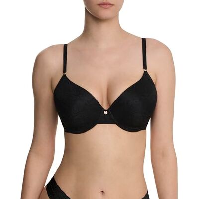 Natori Dam Jacquard kontur bygel BH, Svart, 75B Natori Dam Jacquard kontur bygel BH, Svart, 75B