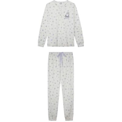 women'secret Morning Flower Pyjamas Långärmad Multifärg Pyjamas för kvinnor, Vitt tryck, M women'secret Morning Flower Pyjamas Långärmad Multifärg Pyjamas för kvinnor, Vitt tryck, M