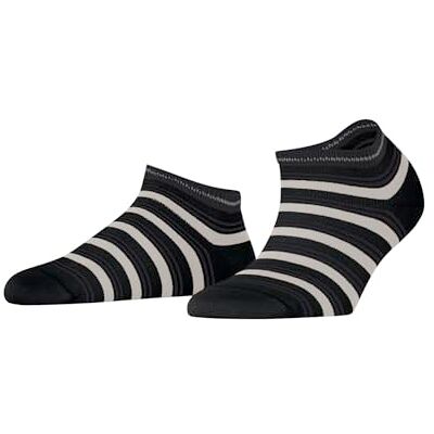 FALKE dam sneakerstrumpor Smart Stripe W SN bomull kort mönstrad 1 par, svart (Black 3000), 35–38, Svart (svart 3000), 35-38 EU FALKE dam sneakerstrumpor Smart Stripe W SN bomull kort mönstrad 1 par, svart (Black 3000), 35–38, Svart (svart 3000), 35-38 EU