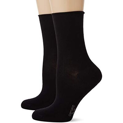 Camano dam 2281 strumpor, svart (svart 0005), 39/42 (2-pack) Camano dam 2281 strumpor, svart (svart 0005), 39/42 (2-pack)