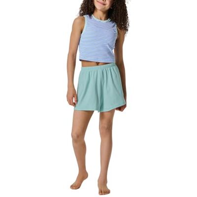 Schiesser Flickpyjamas kort pyjamas-set, Aquarium_182637, 176 Schiesser Flickpyjamas kort pyjamas-set, Aquarium_182637, 176