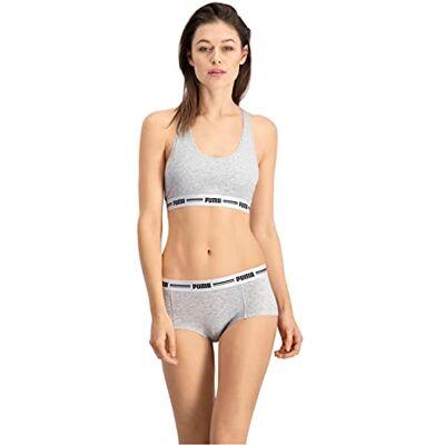 PUMA kvinnor Iconic Women's Mini Short (2 Pack) Hipster trosor (2-pack) PUMA kvinnor Iconic Women's Mini Short (2 Pack) Hipster trosor (2-pack)
