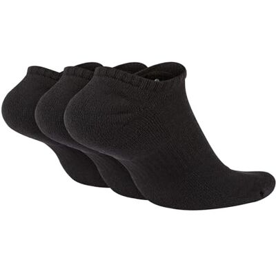 NIKE Everyday Csh Crw 3Pr 132 Strumpor for män, Black/White, XL NIKE Everyday Csh Crw 3Pr 132 Strumpor for män, Black/White, XL
