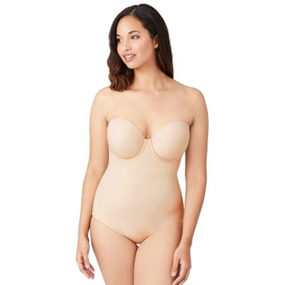 Wacoal Dam röd matta formande kroppstrosett, formkläder bodysuit, Sand, 75C Wacoal Dam röd matta formande kroppstrosett, formkläder bodysuit, Sand, 75C