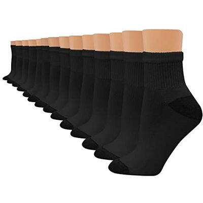 Hanes Dam cool komfort fotled, mjuka fukttransporterande strumpor, skostorlekar 38-40, 14-pack, svart, 4-8 UK (paket med 14), Svart, 37-42 EU Hanes Dam cool komfort fotled, mjuka fukttransporterande strumpor, skostorlekar 38-40, 14-pack, svart, 4-8 UK (paket med 14), Svart, 37-42 EU