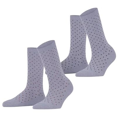 ESPRIT dam Fine Dot 2-Pack Strumpor bomull andningsaktiv ESPRIT dam Fine Dot 2-Pack Strumpor bomull andningsaktiv