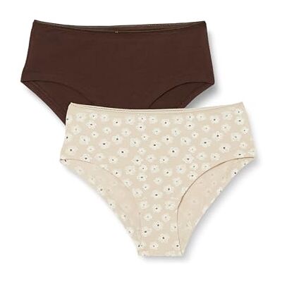 Dagi Kvinnors Multi Colour 2-pack regular waist hipster, multifärg, XS, Mångfärgad, XS Dagi Kvinnors Multi Colour 2-pack regular waist hipster, multifärg, XS, Mångfärgad, XS