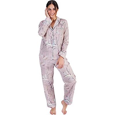 L1NK STUDIO Pijama Largo Mujer pyjamas långa byxor, kioto, M L1NK STUDIO Pijama Largo Mujer pyjamas långa byxor, kioto, M