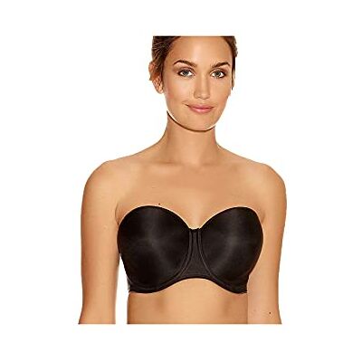 Fantasie Dam utjämnande gjuten axelbandslös BH utjämnande gjuten remlös BH 4530, Svart, 75G Fantasie Dam utjämnande gjuten axelbandslös BH utjämnande gjuten remlös BH 4530, Svart, 75G