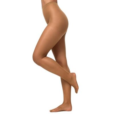 Nur Die Endast 3-pack silkesfina 15 DEN fina strumpbyxor, silkeslent glänsande utseende, komfortlinning, slittålig, transparent dam, Hud, S Nur Die Endast 3-pack silkesfina 15 DEN fina strumpbyxor, silkeslent glänsande utseende, komfortlinning, slittålig, transparent dam, Hud, S