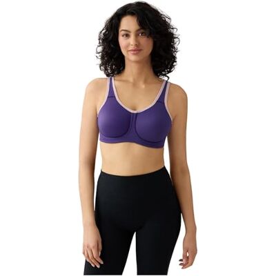 Wacoal Sport-bh bygel för kvinnor, Mullbär lila, 75G Wacoal Sport-bh bygel för kvinnor, Mullbär lila, 75G