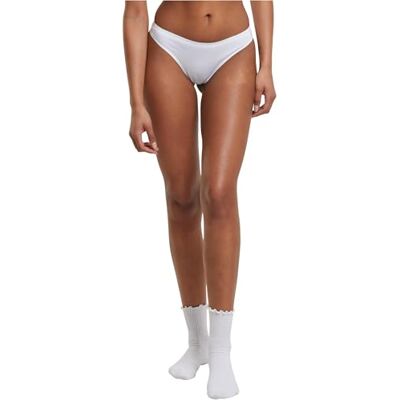 Urban Classics Kvinnors TB7669B-kvinnors bondad tanga 3-pack underkläder, vit vit vit + vit, M, Vit + vit + vit, M Urban Classics Kvinnors TB7669B-kvinnors bondad tanga 3-pack underkläder, vit vit vit + vit, M, Vit + vit + vit, M