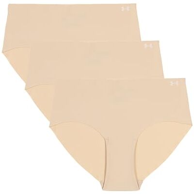 Under Armour Womens 3-Pack Pure Stretch No Show Hipster Underwear, All-Day Comfort & Ultra-Soft Fit, Venice Pink Under Armour Womens 3-Pack Pure Stretch No Show Hipster Underwear, All-Day Comfort & Ultra-Soft Fit, Venice Pink