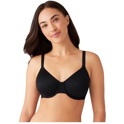 Wacoal Women's Inside Job Unlined Underwire Bra, Black, 32DD Wacoal Women's Inside Job Unlined Underwire Bra, Black, 32DD