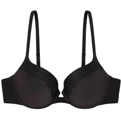 women'secret Vadderad BH, svart standard, 95D, svart, 95D women'secret Vadderad BH, svart standard, 95D, svart, 95D