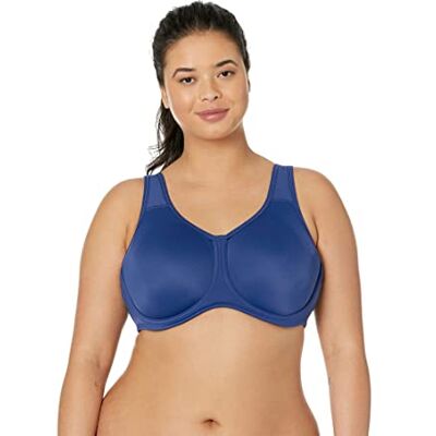 Wacoal Sport-BH med bygel för kvinnor, Twilightblue, 90C Wacoal Sport-BH med bygel för kvinnor, Twilightblue, 90C