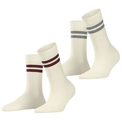 ESPRIT dam Tennis Stripe 2-Pack Strumpor bomull andningsaktiv ESPRIT dam Tennis Stripe 2-Pack Strumpor bomull andningsaktiv