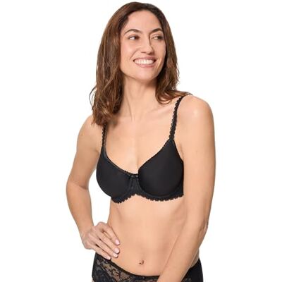 Playtex Andningsbart mikrofiber bygel bh dam x 1, svart, 80B Playtex Andningsbart mikrofiber bygel bh dam x 1, svart, 80B