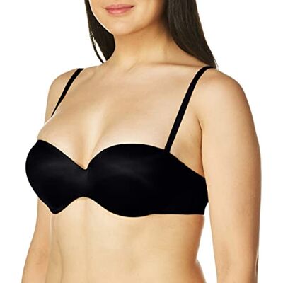 Maidenform Dam smidig axelbandslös extra täckning trådbunden daglig BH, svart (svart), 85C Maidenform Dam smidig axelbandslös extra täckning trådbunden daglig BH, svart (svart), 85C