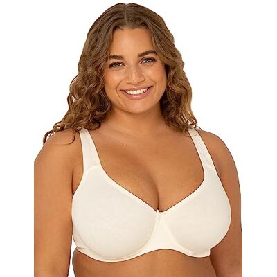 Fruit of the Loom dam Plus Size Beyond Soft Cotton Unlined Underwire Bra Heltäcknings-BH Fruit of the Loom dam Plus Size Beyond Soft Cotton Unlined Underwire Bra Heltäcknings-BH