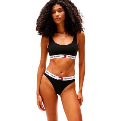 Tommy Hilfiger OLINED BRALETTE FÖR kvinnor (EXT. STORLEK) UW0UW05713, svart, XL, svart (svart), XL Tommy Hilfiger OLINED BRALETTE FÖR kvinnor (EXT. STORLEK) UW0UW05713, svart, XL, svart (svart), XL