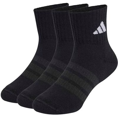 adidas unisex barn Cushioned Sportswear Ankle Socks 3 Pair Pack, black/black/white, 5-6 Years adidas unisex barn Cushioned Sportswear Ankle Socks 3 Pair Pack, black/black/white, 5-6 Years
