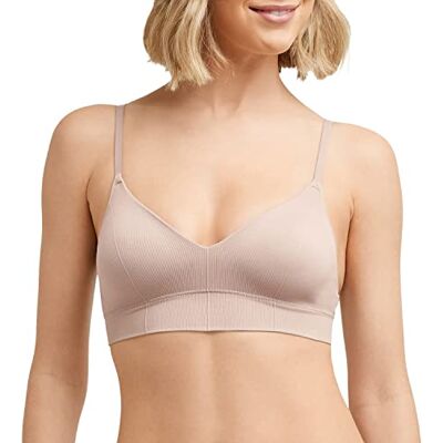 Maidenform Pure Comfort Brassière Couture Ultra Douce Sans Armatures avec Hängslen Convertibles BH, Matt Dam, skiffer, M/DD Maidenform Pure Comfort Brassière Couture Ultra Douce Sans Armatures avec Hängslen Convertibles BH, Matt Dam, skiffer, M/DD