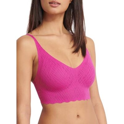 Sloggi Bralette BH för kvinnor, Zero Feel Bliss, Plum Fusion, XS Sloggi Bralette BH för kvinnor, Zero Feel Bliss, Plum Fusion, XS