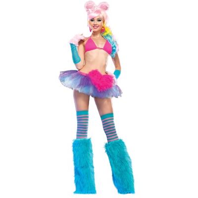 Leg Avenue spandex bikiniset modell 81357 M Rosa, 1-pack Leg Avenue spandex bikiniset modell 81357 M Rosa, 1-pack