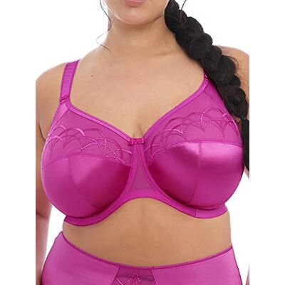 Elomi Plus-Size Cate Underwire Full Cup Banded BH, Transparent Dam, Kamelia, 46DD Elomi Plus-Size Cate Underwire Full Cup Banded BH, Transparent Dam, Kamelia, 46DD