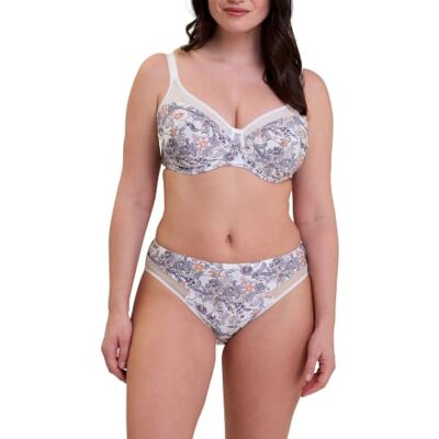 Sans Complexe -Push-bh med bygel-medbrott-lila, Paisley Blackberry & Mandarintryck, 80D Sans Complexe -Push-bh med bygel-medbrott-lila, Paisley Blackberry & Mandarintryck, 80D