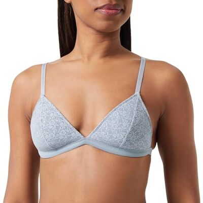 Koton Dam Lacy Vadderad non Wired BH, Blå (642), XL Koton Dam Lacy Vadderad non Wired BH, Blå (642), XL