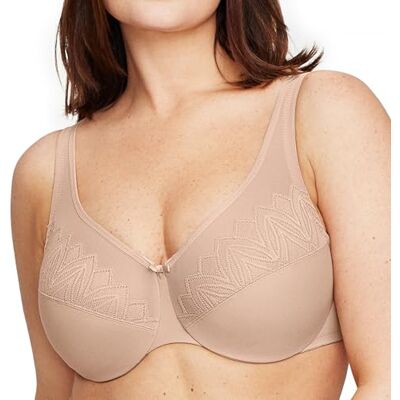 Glamorise hel figur plus storlek Wonderwire Minimizer BH bygel # 9003, Kafé, 105G Glamorise hel figur plus storlek Wonderwire Minimizer BH bygel # 9003, Kafé, 105G