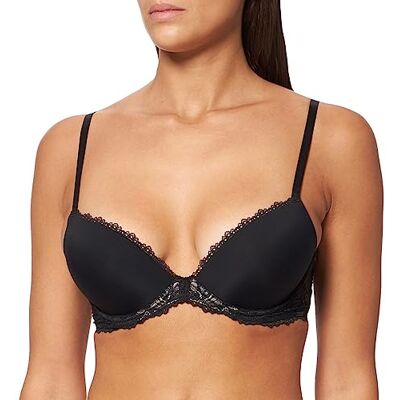 Calvin dam lyft Demi push-up BH med bygel, Svart, 70F Calvin dam lyft Demi push-up BH med bygel, Svart, 70F
