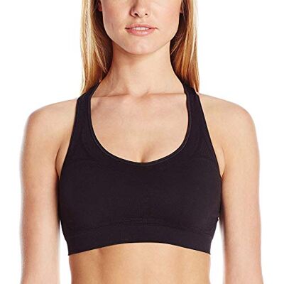 Hanes Sport-BH, sömlös sport-BH, för brottarrygg, måttligt stöd, fukttransporterande, 1 eller 3-pack, M Hanes Sport-BH, sömlös sport-BH, för brottarrygg, måttligt stöd, fukttransporterande, 1 eller 3-pack, M