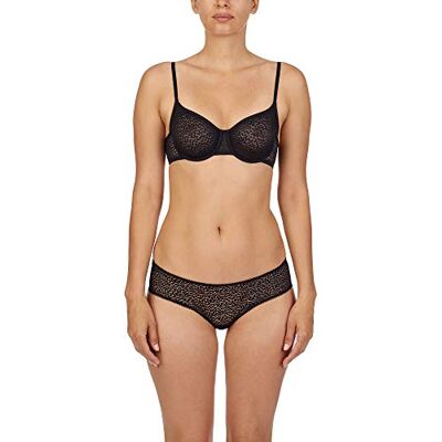 DKNY Dam modern spets ofodrad Demi-BH, Svart, 75D DKNY Dam modern spets ofodrad Demi-BH, Svart, 75D