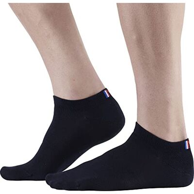 MONNET Osynlig bomull ekologisk strumpor unisex, Marin, 35 EU MONNET Osynlig bomull ekologisk strumpor unisex, Marin, 35 EU