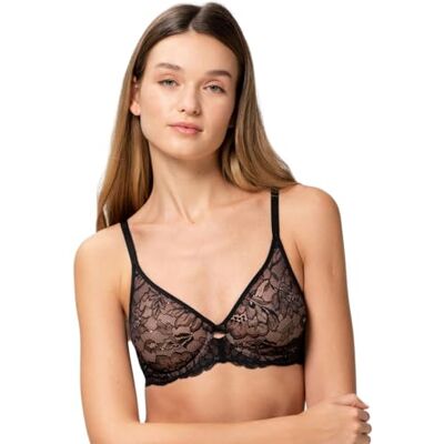 Triumph dam Bygel-BH Amourette Charm W02, svart, 95E Triumph dam Bygel-BH Amourette Charm W02, svart, 95E