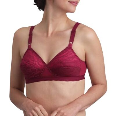 Playtex Kvinnors korsade hjärta bygelbehå x1, Svart körsbär, 75B Playtex Kvinnors korsade hjärta bygelbehå x1, Svart körsbär, 75B