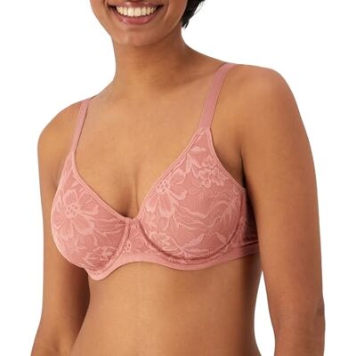 Bali Dam Breathe Lace Underwire, andningsbar modal Bra, konvertibel straps BH, rosa, 85C, ROSA, 85C Bali Dam Breathe Lace Underwire, andningsbar modal Bra, konvertibel straps BH, rosa, 85C, ROSA, 85C