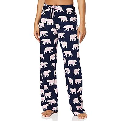 Hatley pyjamasbyxor för kvinnor, Rosa rutiga björnar, S Hatley pyjamasbyxor för kvinnor, Rosa rutiga björnar, S